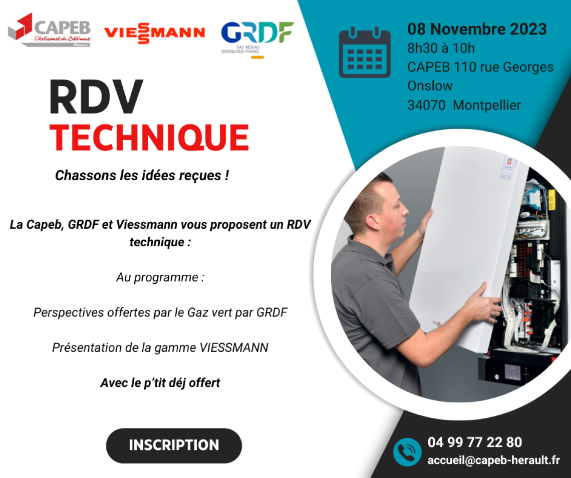 Rdv Technique Viessmann Grdf Capeb