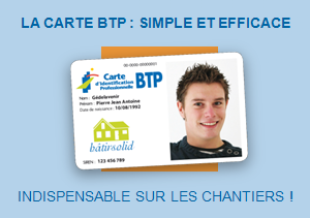 Carte D'identification Professionnelle Des Salariés Du BTP ・ CAPEB